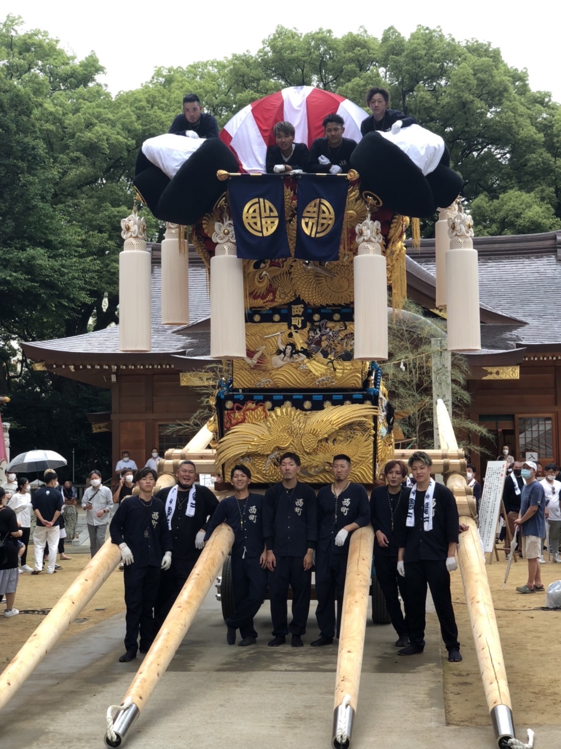 西町太鼓台新調御披露目 | 株式会社金鱗